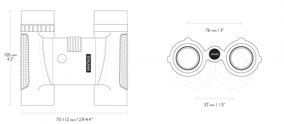 Бинокль HAWKE Vantage 8×25 WP Green (34200)